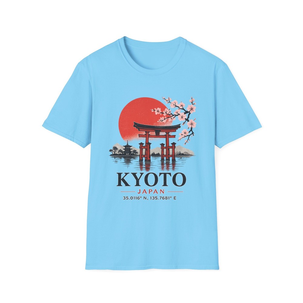 Kyoto Torii Gate T-Shirt | Cherry Blossom Sun