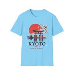 Kyoto Torii Gate T-Shirt | Cherry Blossom Sun
