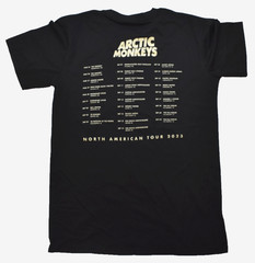 Arctic Monkeys North American Tour 2023 Mens Black Shirt New Medium
