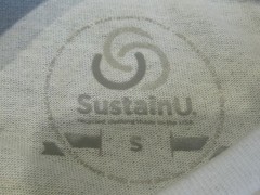 SustainU The Earth is What We Have in Common White T-Shirt Size S New