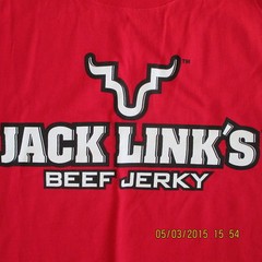Jack Link’s Beef Jerky Tee Shirt, S/S, Red, XL, “Feed Your Wild Side”