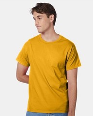 Hanes 5250 3XL Authentic Short Sleeve Men’s Cotton T-Shirt Gold Pit to Pit 27.5″