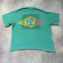 Vintage 90s Gotcha Shirt Mens XL Green Clean Planet Graphic Surf Skate