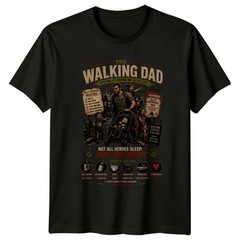 The Walking Dad Surviving Fatherhood Mens T-Shirt Zombie Parody Gift For Him