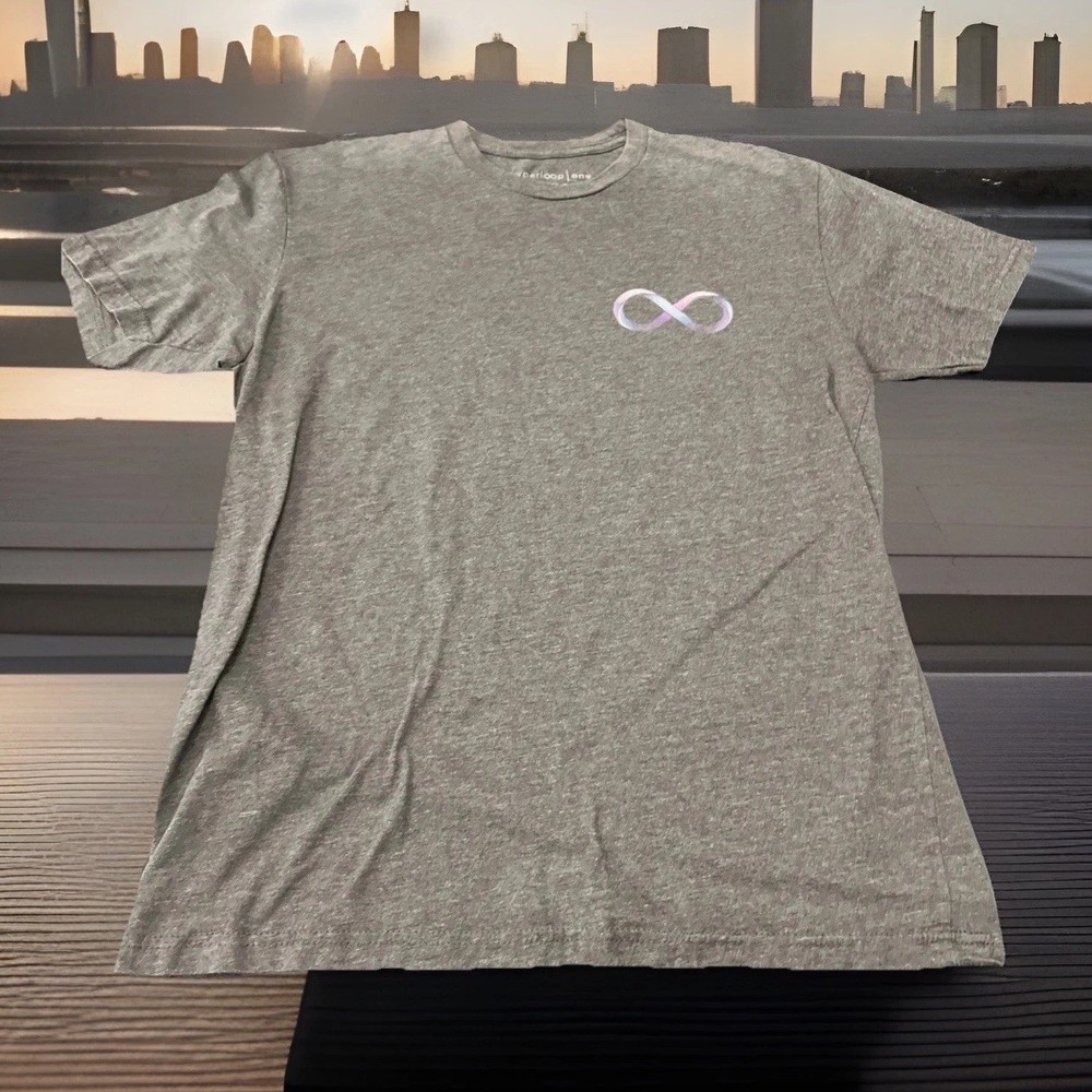 Virgin Hyperloop Shirt Large Gray Space Travel Exploration Richard Branson New