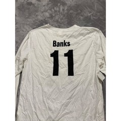 Augusta Sportswear Long Sleeve Shirt Men XL White Cherry Hill FC Soccer Banks 11