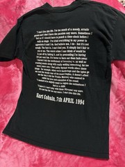 Vintage 90’s Kurt Cobain Nirvana Memorial Tribute T-Shirt