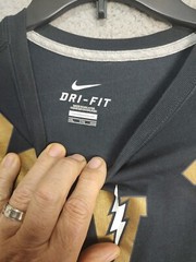 Nike Shirt Adult XXL 2XL Black Graphic MVP Short Sleeve Outdoor Sports Mens
