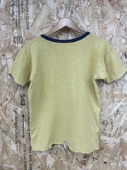 Vintage 50s 60s Wilton Two Tone Double Face Reversible Tshirt Yellow Blue Medium