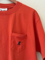 Vintage 90s Y2K Walt Disney World Embroidered Mickey Mouse Pocket T Sz L USA