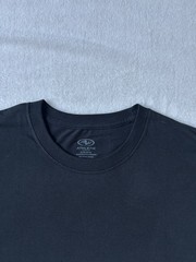 Athletic Works Men’s Black Short Sleeve Cotton T-Shirt Size XL (46-48) NEW