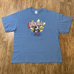 Vintage Underdog Cartoon T Shirt Size 2XL Y2K 2000s Animated Series Short Sleeve