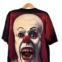 IT Clown Stephen Kings 1990 AOP T-shirt Single Stitched Size 2XL Horror
