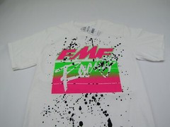 FMF Racing T-Shirt Mens Small Motocross Ninety-One Tee Neon Colorful Logo NWT