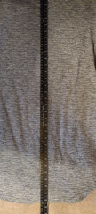 Carbon T Shirt Size XXL Longer Length Short Sleeve Grey Lightweight Comfortable