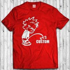 PEEING CALVIN CUSTOM T-SHIRT