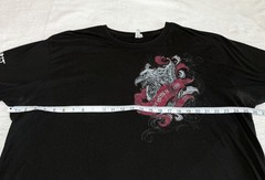 District Threads Men’s Black Submit MMA Graphic Short Sleeve T Shirt, 2XL