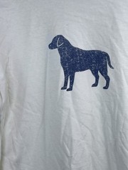 The Black Dog Shirt Mens Graphic Long Sleeve Beach Outdoor Yellow XL VGUC