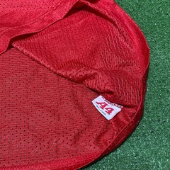 Vintage Y2K Circuit City Football Jersey Large Red Mesh Live The Game Promo A4