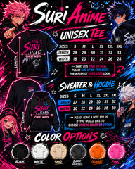 White Hair Red Ribbon Anime Girl Black Gildan T-Shirt