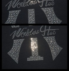 New Men Luxury Rhinestones Fashion T-Shirt High Quality Black White