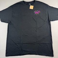 Hello Kitty by Sanrio Hello Kitty Unisex XL Black Japanese Text Neon Logo NWT