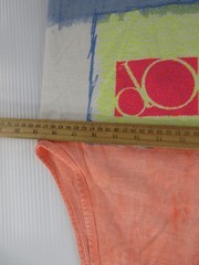 VTG Ocean Pacific Shirt Men Medium Orange OP Tank Top Artistic Surf Skate 80s *