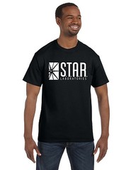 Star Labs Tee Shirt Tee The Flash STAR LABORATORIES Superman Comic Small-5XL