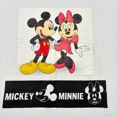 Vintage 90s Gemrock Disney Mickey Minnie Mouse T-Shirt Mens 6XL White Cotton