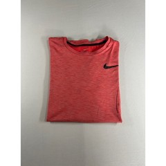 Nike Dri-FIT Mens Training T-Shirt Red Heathered Space Dye Swoosh Large RN856323