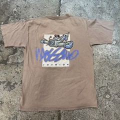 Vintage 90s Single Stich Brown Mossimo Joy Ride Shirt Made In USA Brown