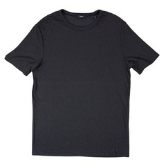 Theory Mens Essential Tee Anemone Milano Dark Grey Modal Blend T-Shirt Size M