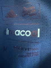 Adidas Climacool Men’s Polo Shirt, Royal Blue w/ White Contrast Color, Size Med