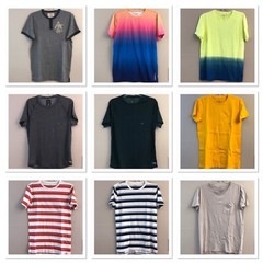NWT AMERICAN EAGLE Men’s Classic Fit T-Shirts SMALL Stripes Assorted Colors