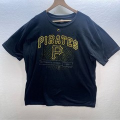 Pittsburgh Pirates Majestic Tshirt Mens 2XL Triple Peak Baseball Buccos 3005