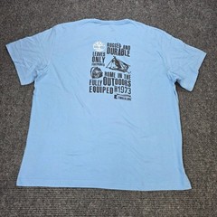 Timberland Graphic Tee Men’s Size 2XL Blue Short Sleeve Casual Outdoors NEW