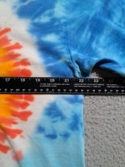 VTG Hand Dyed by Sundog Short Sleeve Multicolor Tie Dye Sun T-Shirt / Size Med