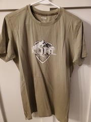 KUHL BORN IN THE MOUNTAINS TSHIRT OLIVE SMALL BRAND NEW