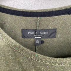 RAG & BONE Shirt Mens XL Classic Tech Jersey Tee Slub Short Sleeve Green