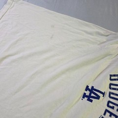 MLB Genuine Merchandise Los Angeles Dodgers T-Shirt Men 2 XL White Cotton 2009