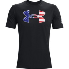 Under Armour Shirt Men’s Black UA Freedom Flag Big Logo USA sz Small NWT $30