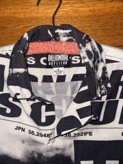 Billionaire Boys Club Men UFO Short Sleeve Woven Shirt White Small