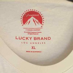 Lucky Brand Godfather Mens Extra Large XL Beige Paramount Movie Casual Logo NWT