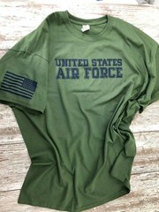 USAF T Shirt DD214 Air Force United States dd-214 Military T-shirt usaf 112G