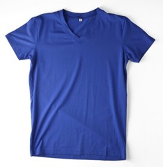 V Neck T Shirts Short Sleeve Blend Blank Tee Slim Fit Casual Solid Tee Top Soft
