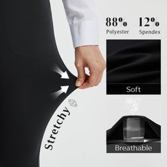 Womens Skinny Dress Pants Stretch Petite Yoga Work Pants Pull On Dressy Leggi…