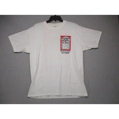 Yazbek Vintage Humorous Buttwiser Print Short Sleeve Graphic TShirt Men Size L