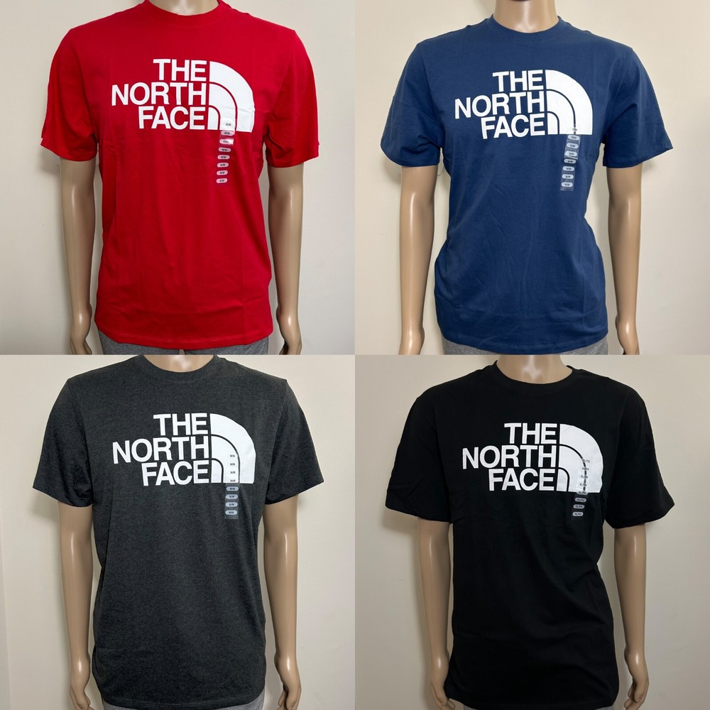 The North Face Men’s Half Dome Tee T-Shirt Red Blue Grey Black S M L XL XXL XXXL