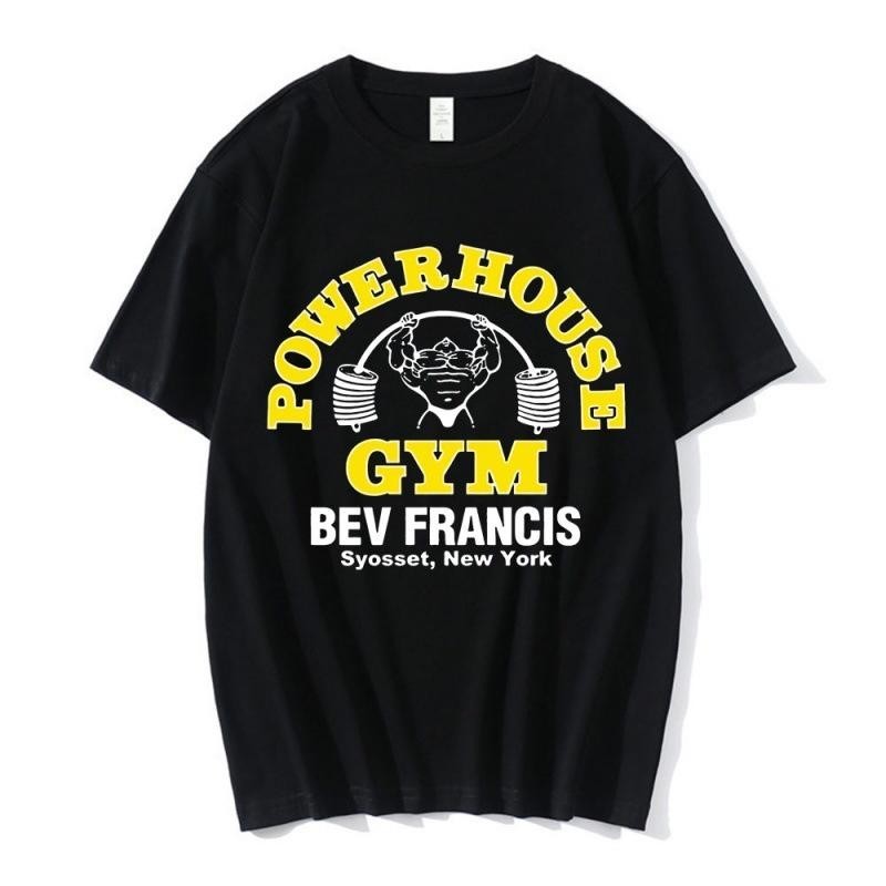 Powerhouse Gym T-Shirt Unisex Fitness Workout Graphic Tee S-5XL