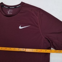 Nike Dri-FIT Men’s Maroon Short Sleeve Running T-Shirt XL Workout Gym Classic